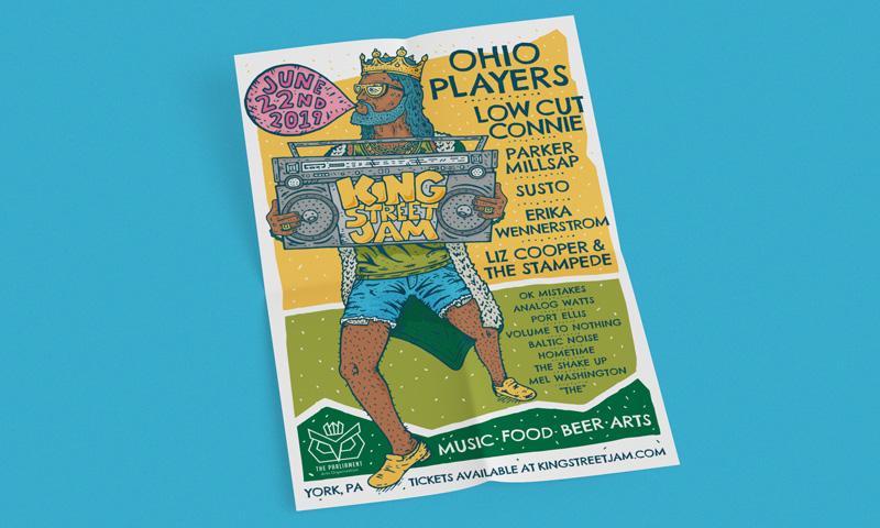 King Street Jam Music Festival Poster